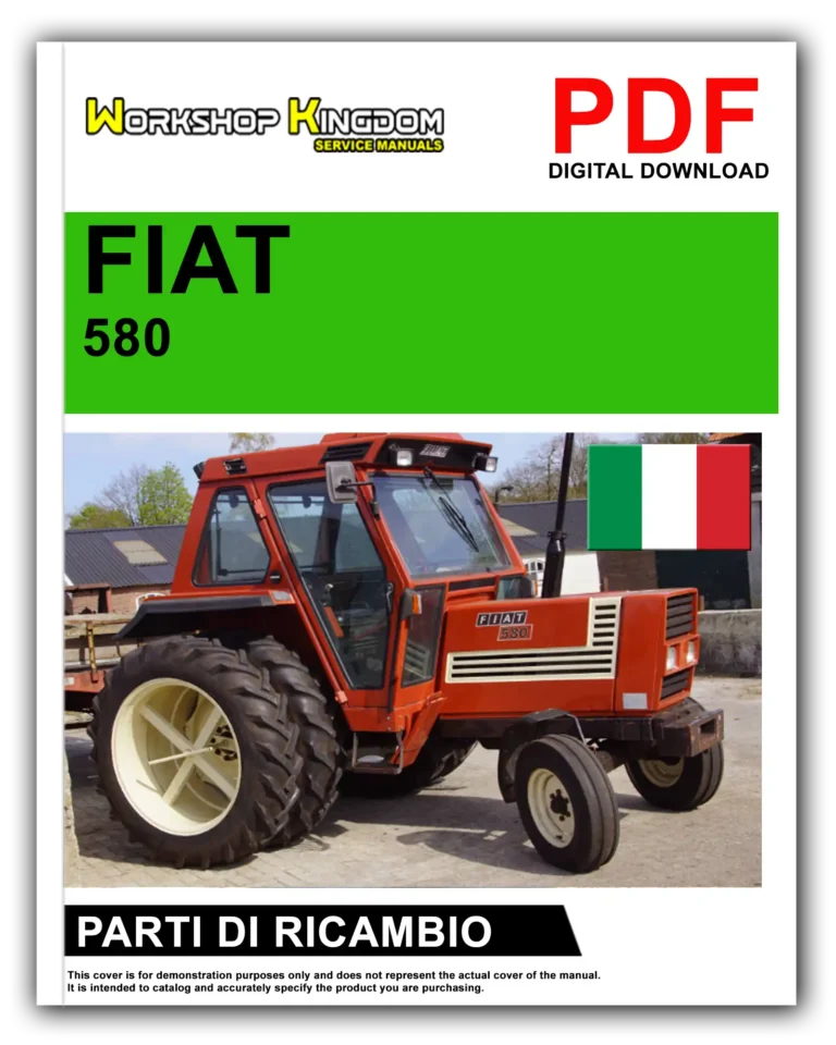 FIAT TRATTORI SERIE 580 580 DT Manuale Parti Di Ricambio – Italiano – PDF Download