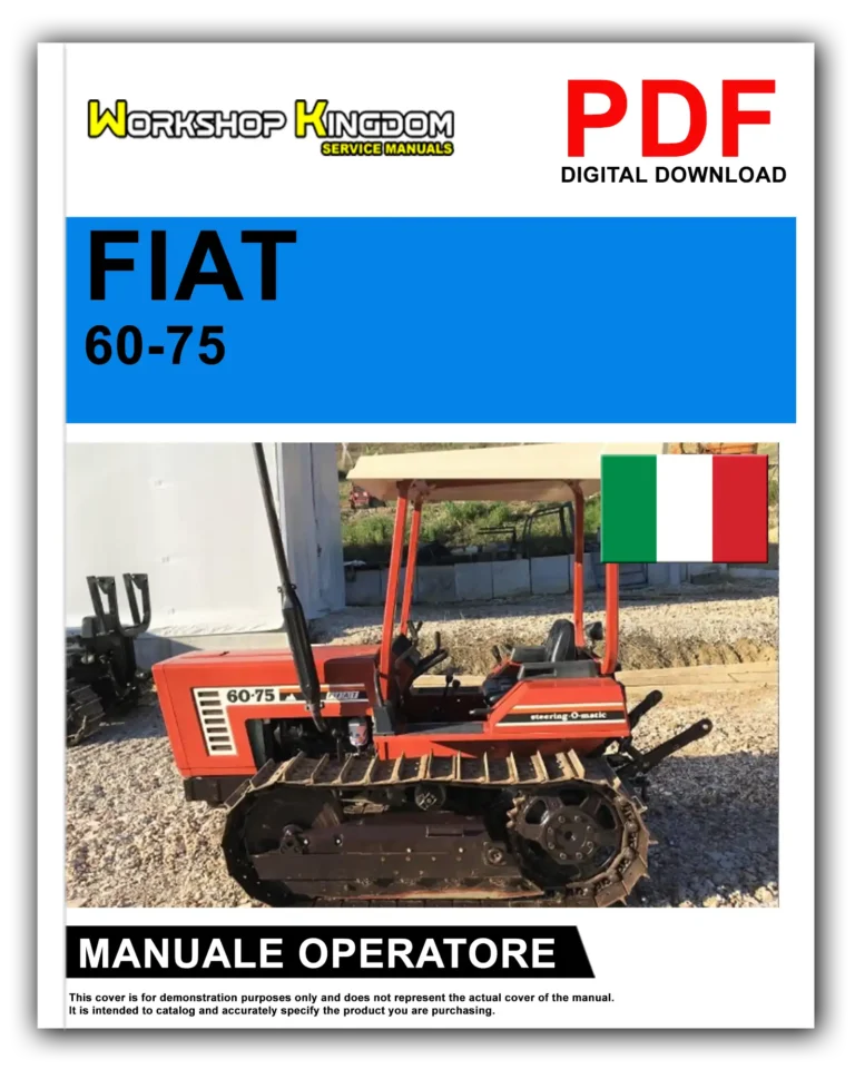 FIAT FIATAGRI TRATTORI 60-75 70-75 80-75 Manuale Uso E Manutenzione Operatore – Italiano – PDF Download