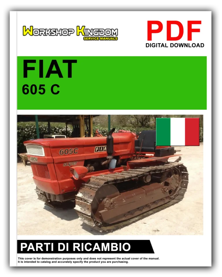 FIAT TRATTORI SERIE 605 C SUPER 605 CM SUPER Manuale Parti Di Ricambio – Italiano – PDF Download