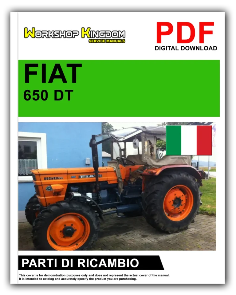 FIAT TRATTORI SERIE 650 650 DT Manuale Parti Di Ricambio – Italiano – PDF Download