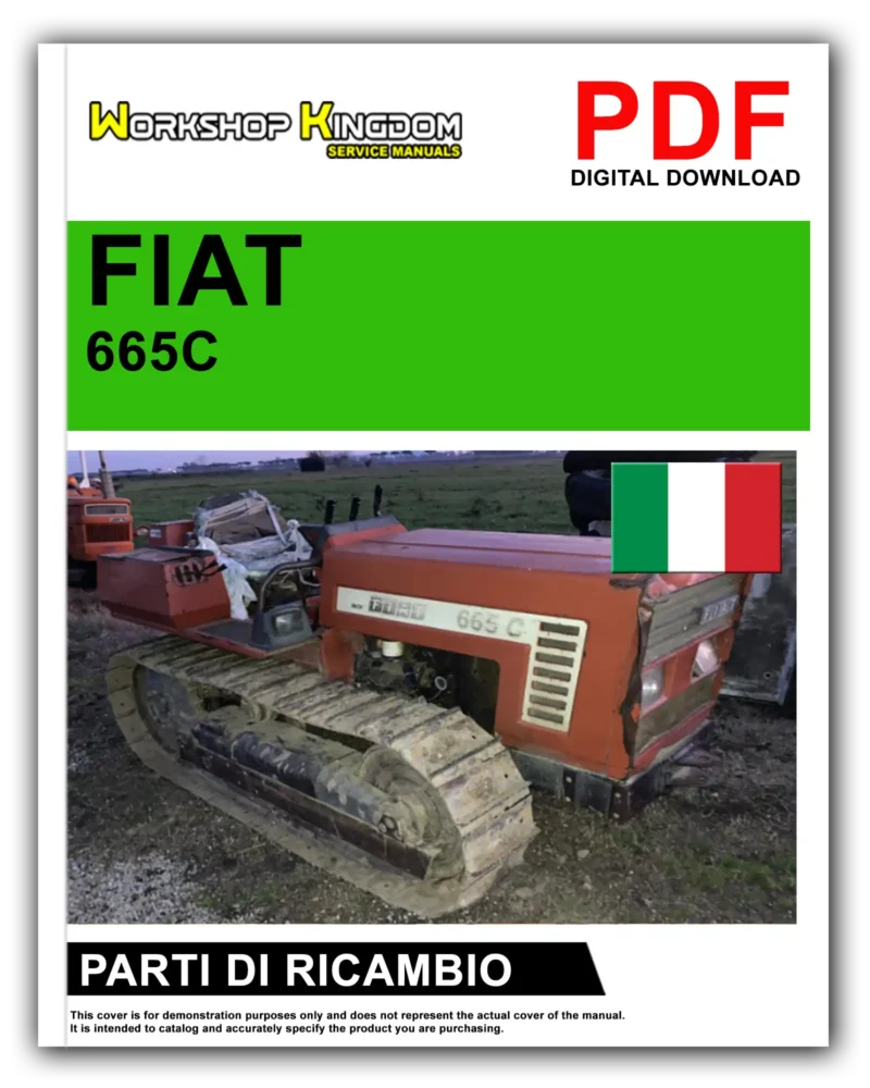 FIAT TRATTORI SERIE 665 C Manuale Parti Di Ricambio