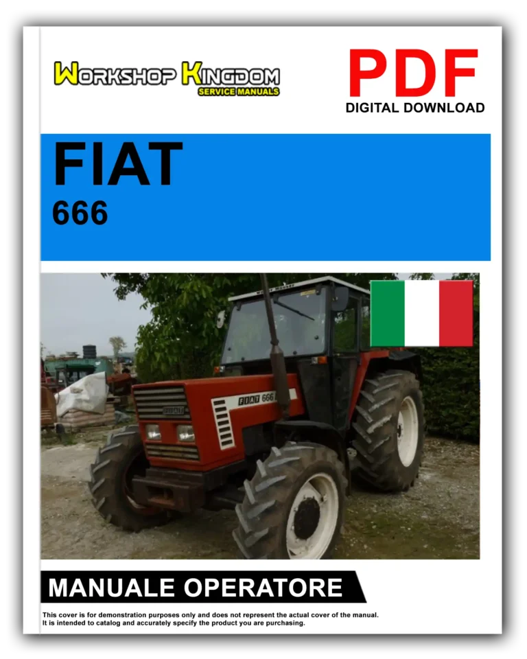 FIAT TRATTORI 666 766 Manuale Uso E Manutenzione Operatore – Italiano – PDF Download