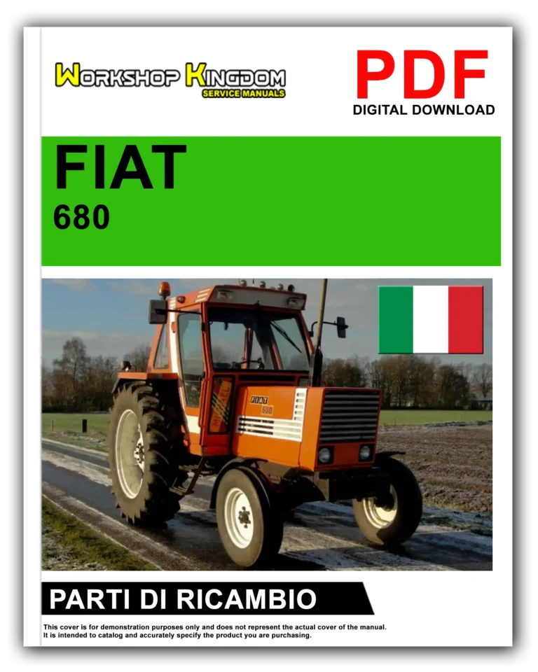 FIAT TRATTORI SERIE 680 680 DT Manuale Parti Di Ricambio – Italiano – PDF Download