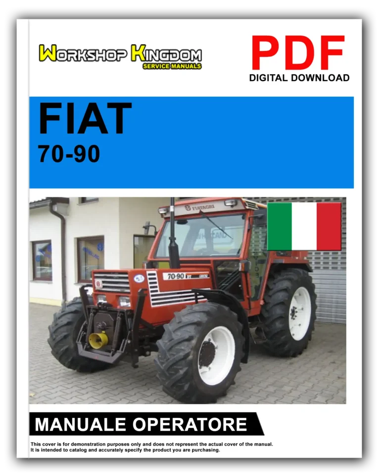 FIAT TRATTORI 70-90 80-90 Manuale Uso E Manutenzione Operatore – Italiano – PDF Download