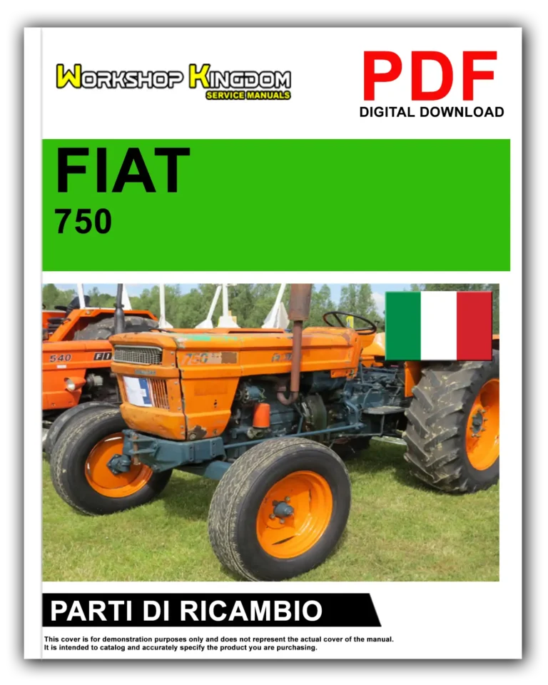 FIAT TRATTORI SERIE 750 Manuale Parti Di Ricambio – Italiano – PDF Download