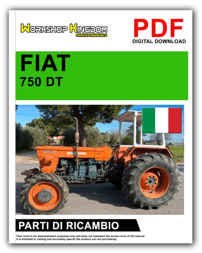 FIAT TRATTORI SERIE 750 750 DT Manuale Parti Di Ricambio – Italiano – PDF Download
