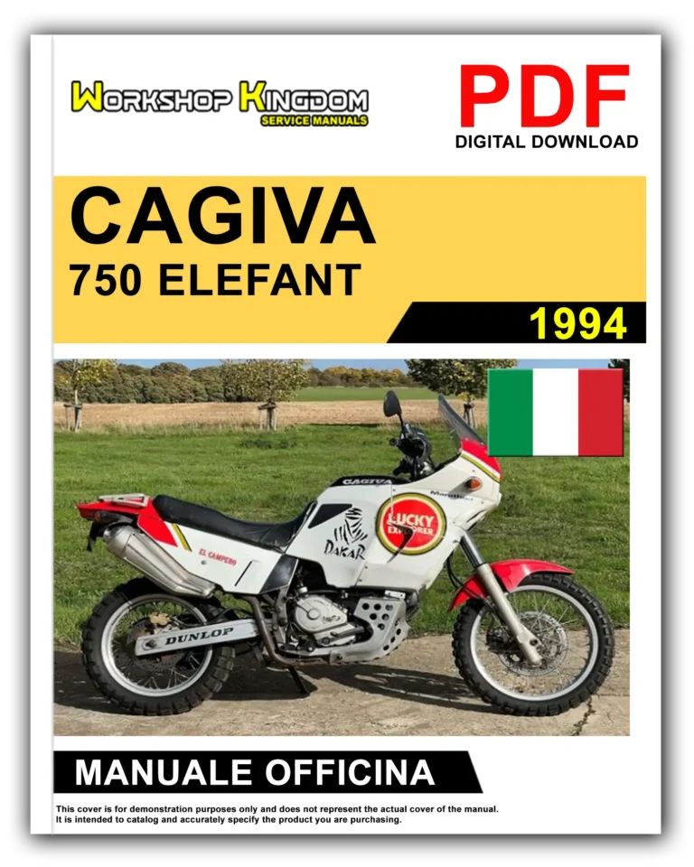 CAGIVA 750 ELEFANT (1994) Manuale Di Officina e Riparazione – Italiano – PDF Download