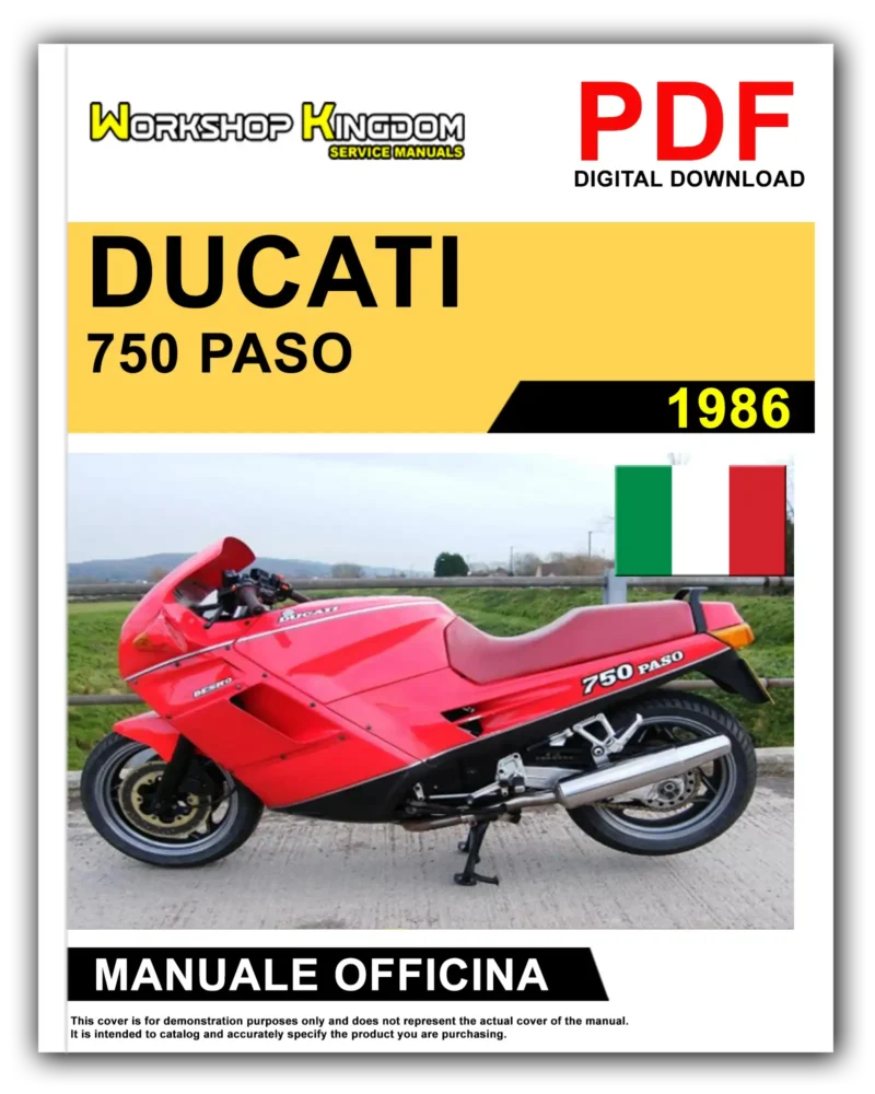 DUCATI 750 PASO Manuale Officina