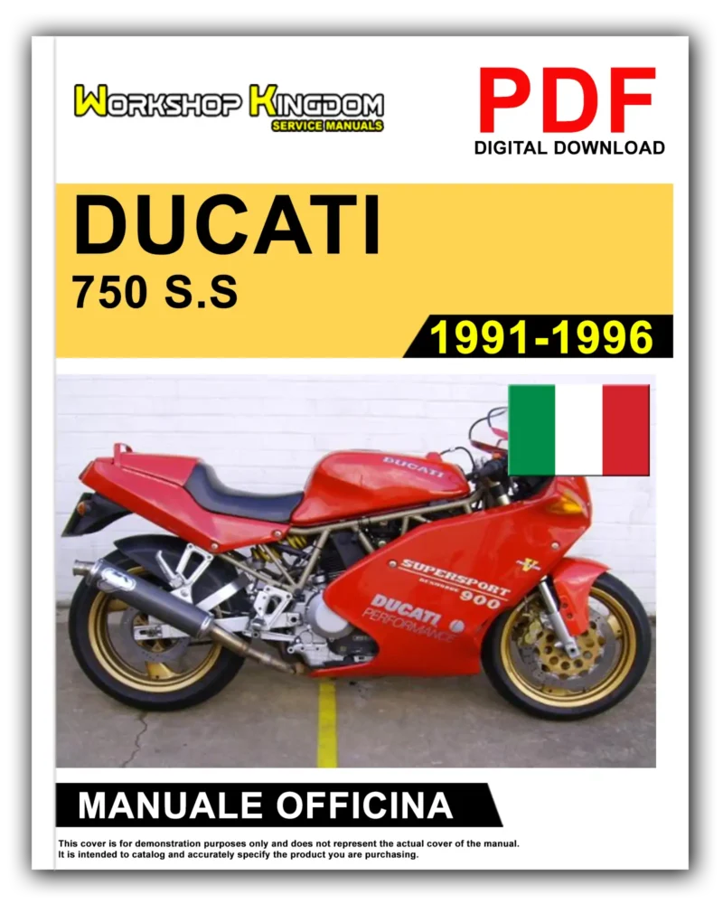 DUCATI 750 900 S.S SUPERSPORT (1991-1996) Manuale Di Officina e Riparazione - Italiano - PDF Download