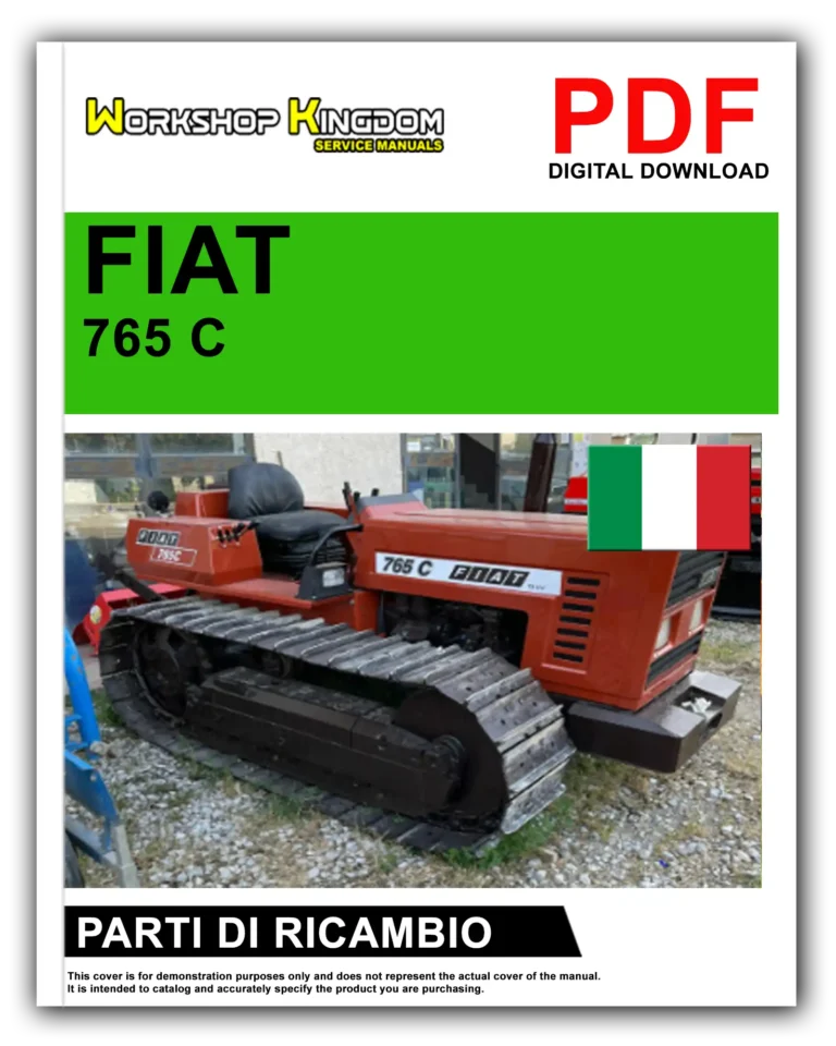 FIAT TRATTORI SERIE 765 C Manuale Parti Di Ricambio – Italiano – PDF Download