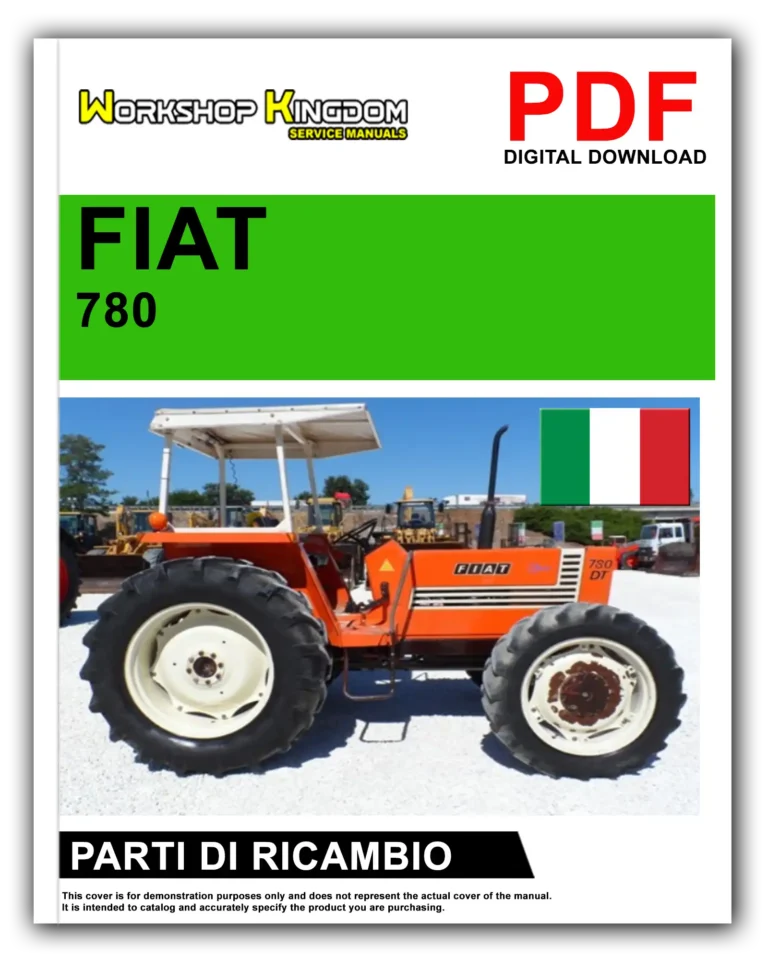 FIAT TRATTORI SERIE 780 780 DT Manuale Parti Di Ricambio – Italiano – PDF Download