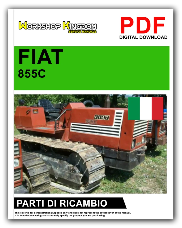 FIAT TRATTORI SERIE 855C Manuale Parti Di Ricambio – Italiano – PDF Download