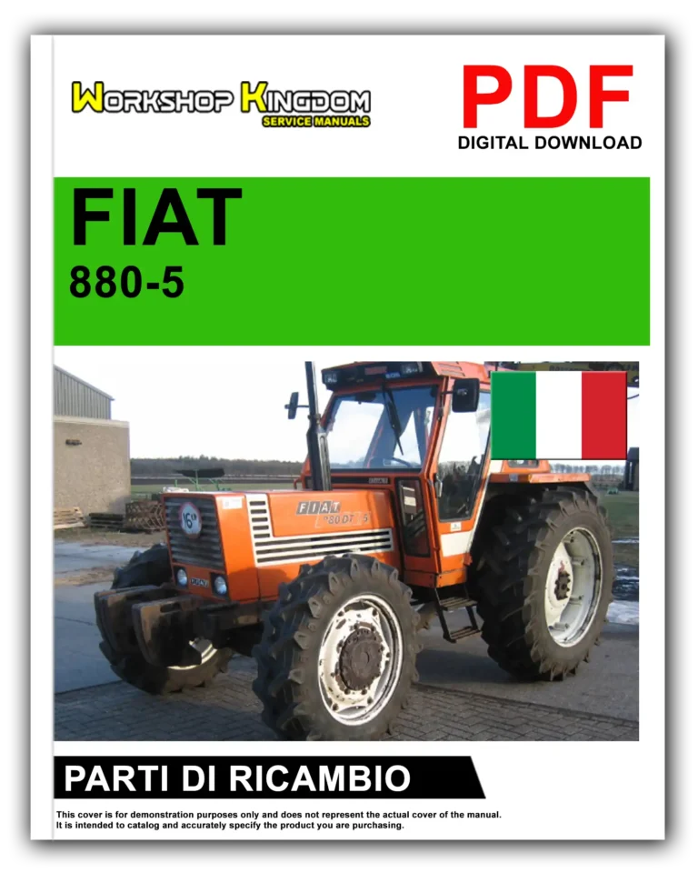 FIAT TRATTORI SERIE 880-5 880 DT-5 Manuale Parti Di Ricambio – Italiano – PDF Download