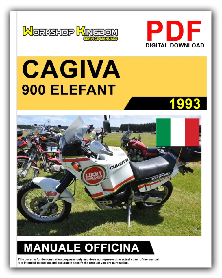 CAGIVA 900 ELEFANT (1993) Manuale Di Officina e Riparazione – Italiano – PDF Download