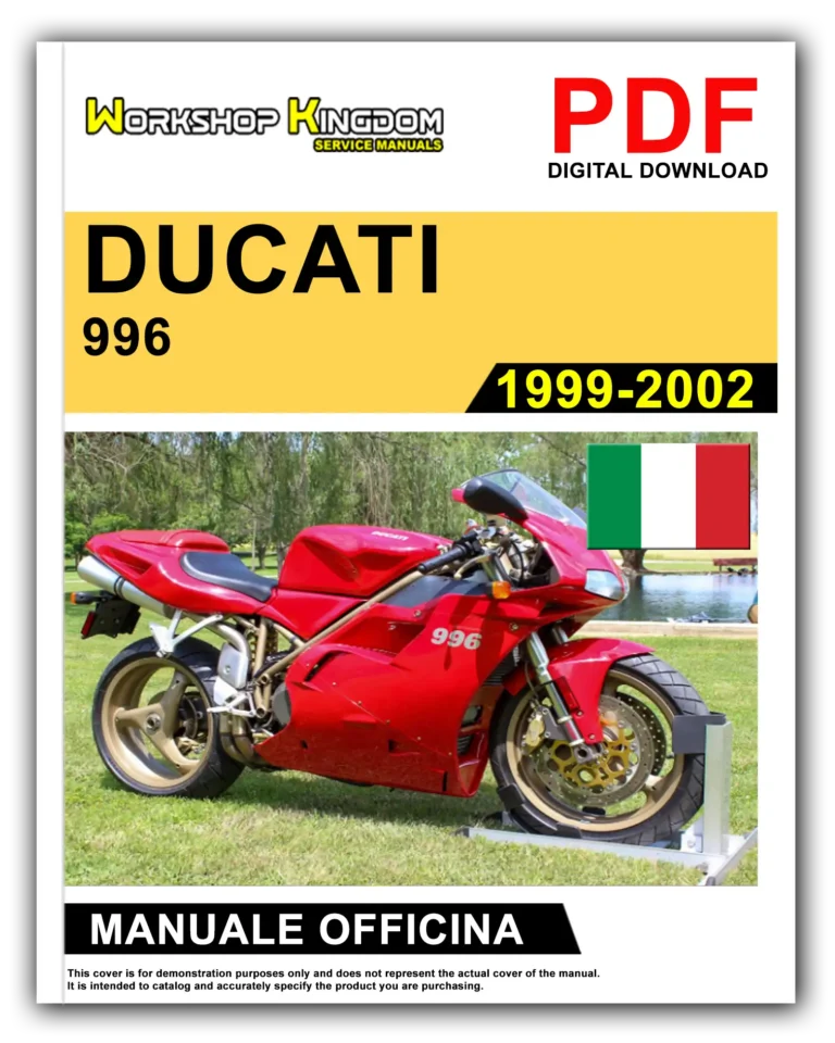 DUCATI 996 (1999-2002) Manuale Di Officina e Riparazione – Italiano – PDF Download