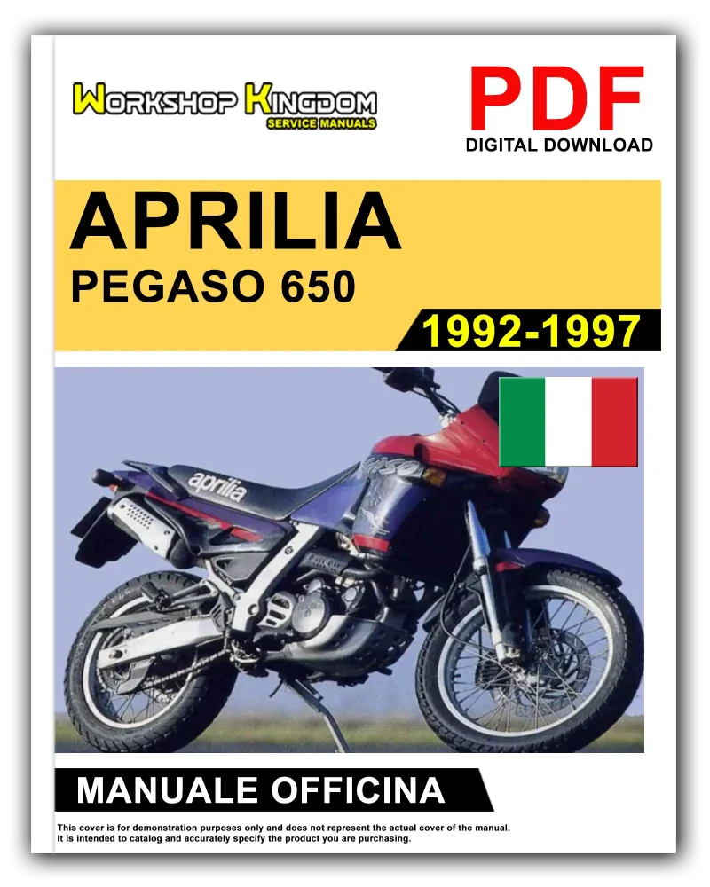 APRILIA PEGASO 650 (1992-1997) Manuale Di Officina e Riparazione - Italiano - PDF Download