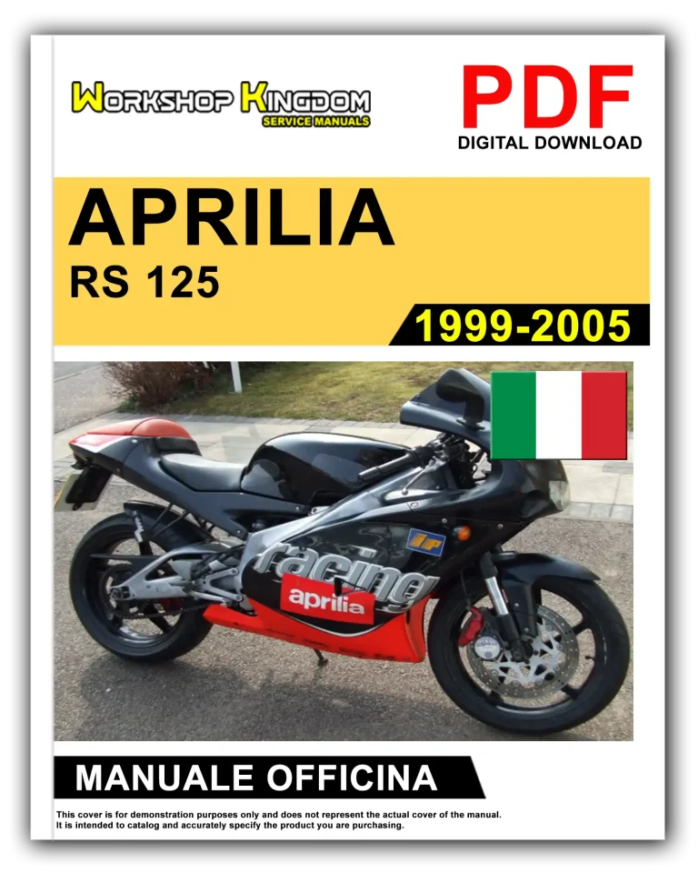 APRILIA RS 125 (1999-2005) Manuale Di Officina e Riparazione – Italiano – PDF Download