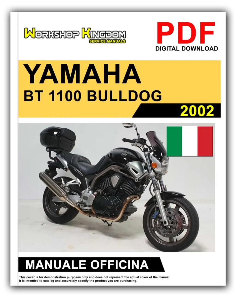 YAMAHA BT 1100 BULLDOG (2002) Manuale Di Officina e Riparazione – Italiano – PDF Download