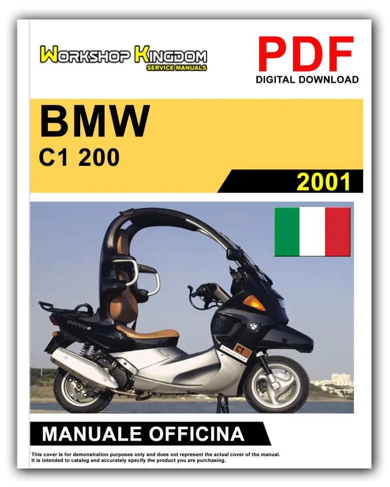 BMW C1 200 (2001) Manuale Di Officina e Riparazione – Italiano – PDF Download