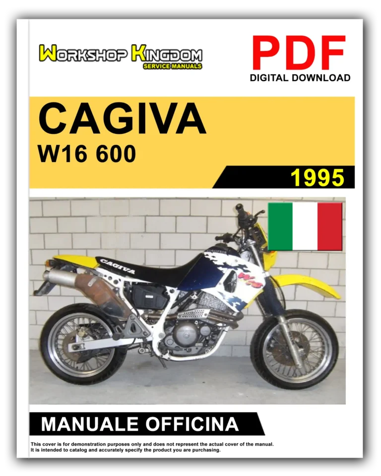 CAGIVA W16 600 T4 600 EMI (1995) Manuale Di Officina e Riparazione – Italiano – PDF Download