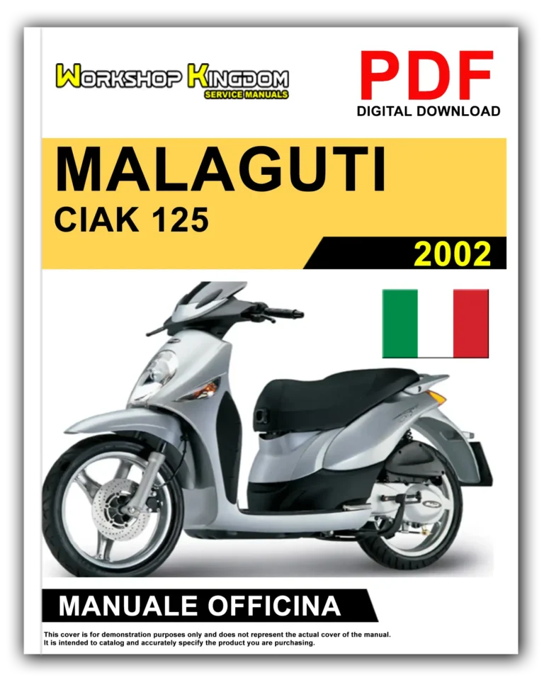 MALAGUTI CIAK 125 150 (2002) Manuale Di Officina e Riparazione – Italiano – PDF Download