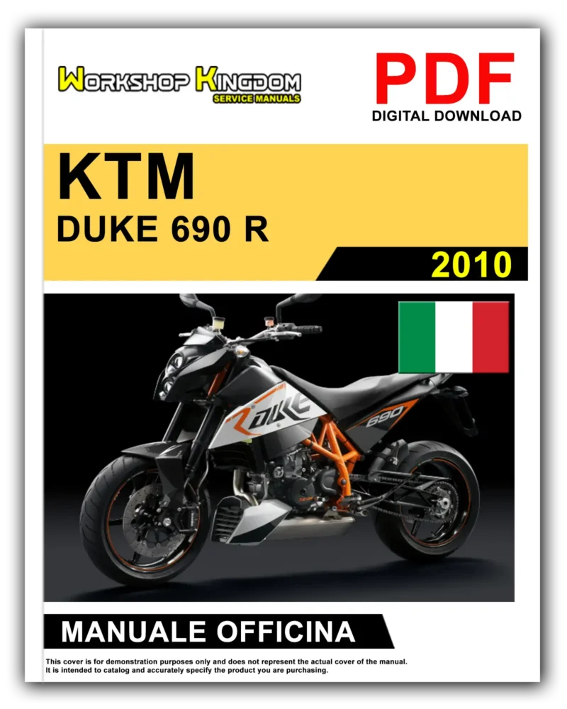 KTM DUKE 690 R Manuale Officina