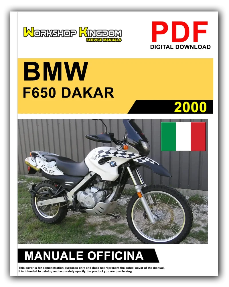 BMW F650 GS Manuale Officina