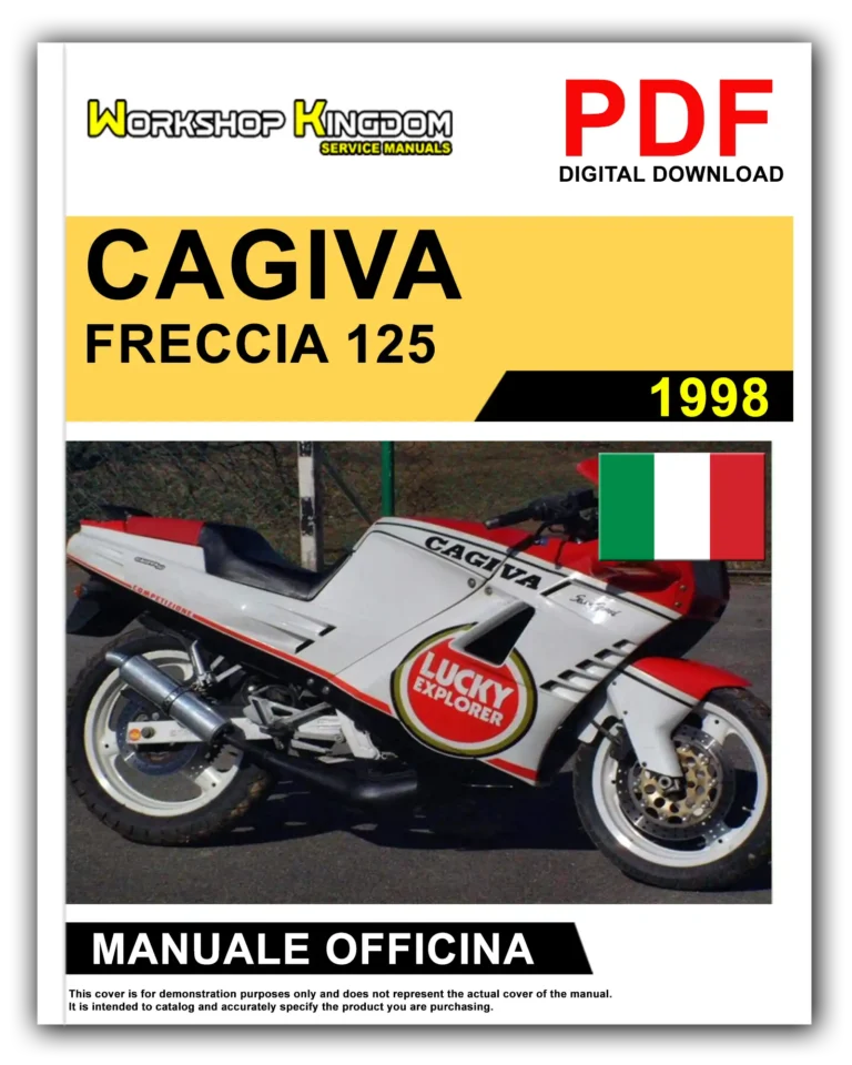 CAGIVA FRECCIA 125 (1998) Manuale Di Officina e Riparazione – Italiano – PDF Download