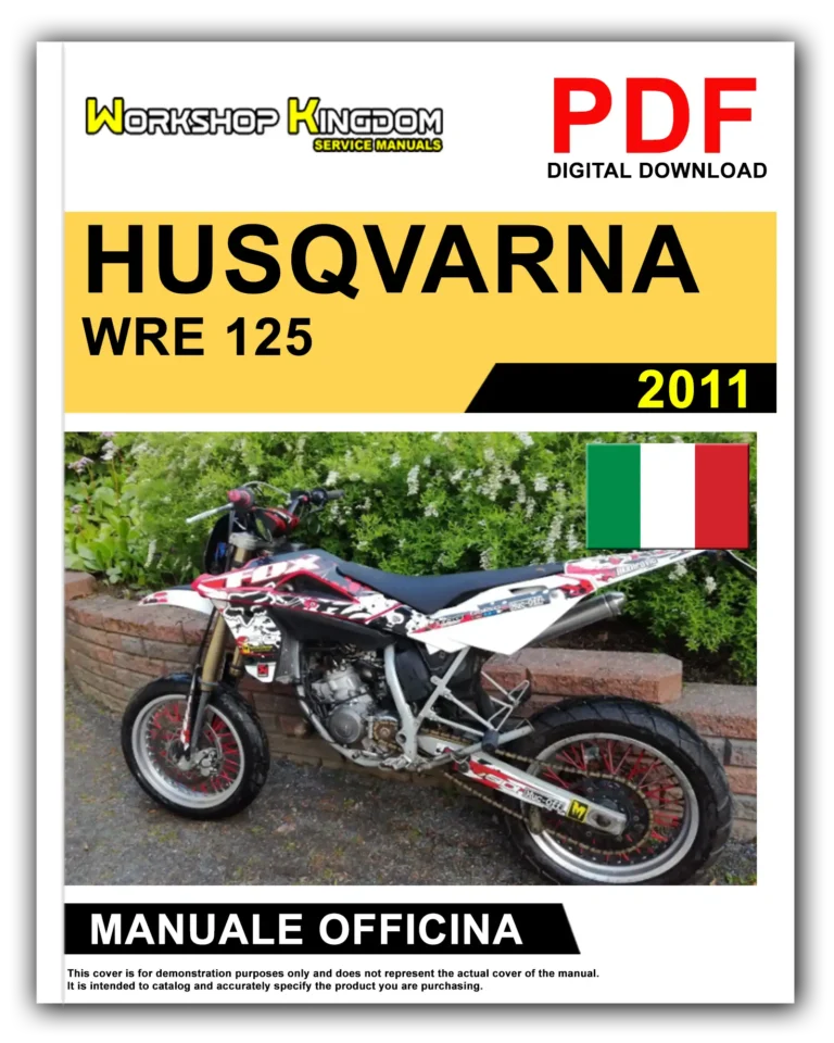 HUSQVARNA WRE 125 SMS 125 (2011) Manuale Di Officina e Riparazione – Italiano – PDF Download