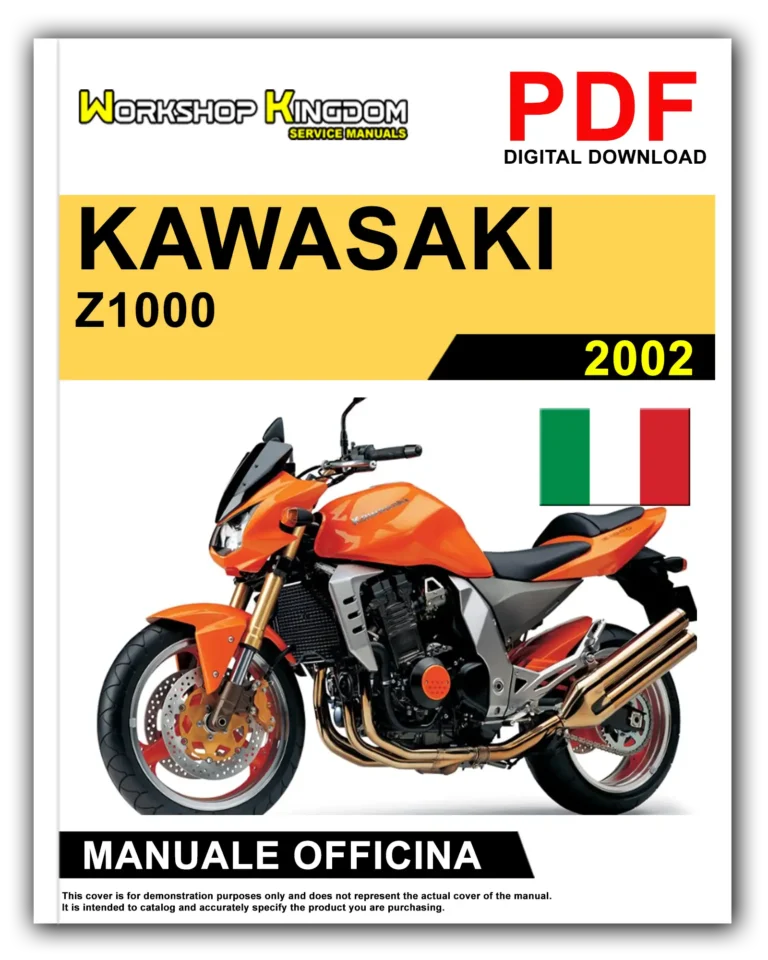 KAWASAKI Z1000 (2002) Manuale Di Officina e Riparazione – Italiano – PDF Download