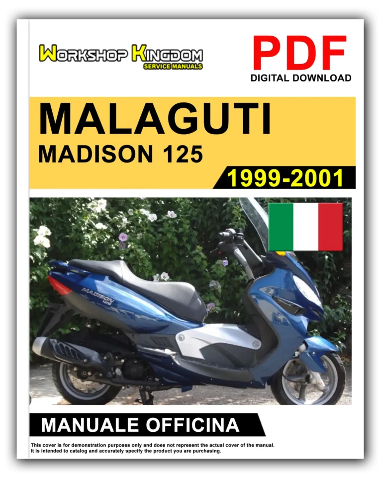 MALAGUTI MADISON 125 150 (1999-2001) Manuale Di Officina e Riparazione – Italiano – PDF Download
