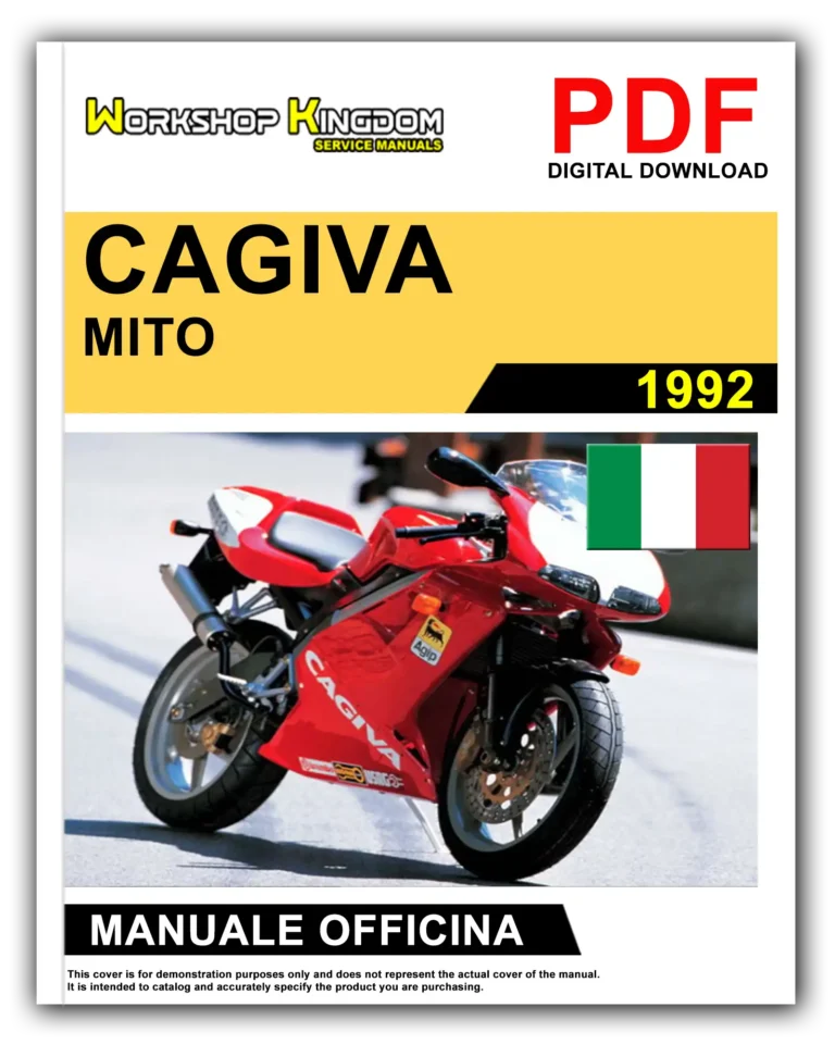 CAGIVA MITO (1992) Manuale Di Officina e Riparazione – Italiano – PDF Download