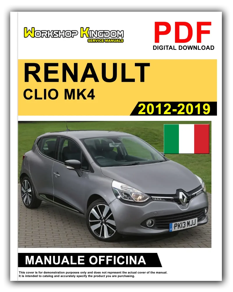 RENAULT CLIO MK4 Manuale Officina