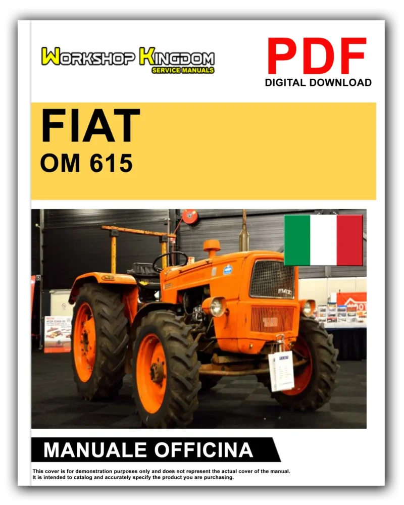 FIAT OM 615 615 DT Manuale Officina