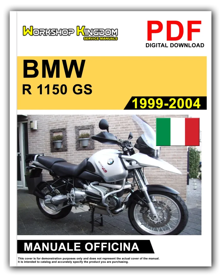 BMW R 1150 GS (1999-2004) Manuale Di Officina e Riparazione – Italiano – PDF Download