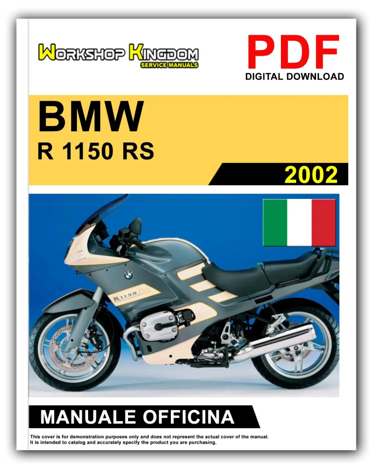BMW R 1150 RS (2002) Manuale Di Officina e Riparazione – Italiano – PDF Download
