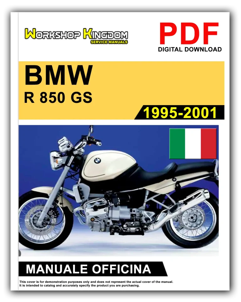 BMW R 850-1100 GS R RT RS (1995-2001) Manuale Di Officina e Riparazione – Italiano – PDF Download