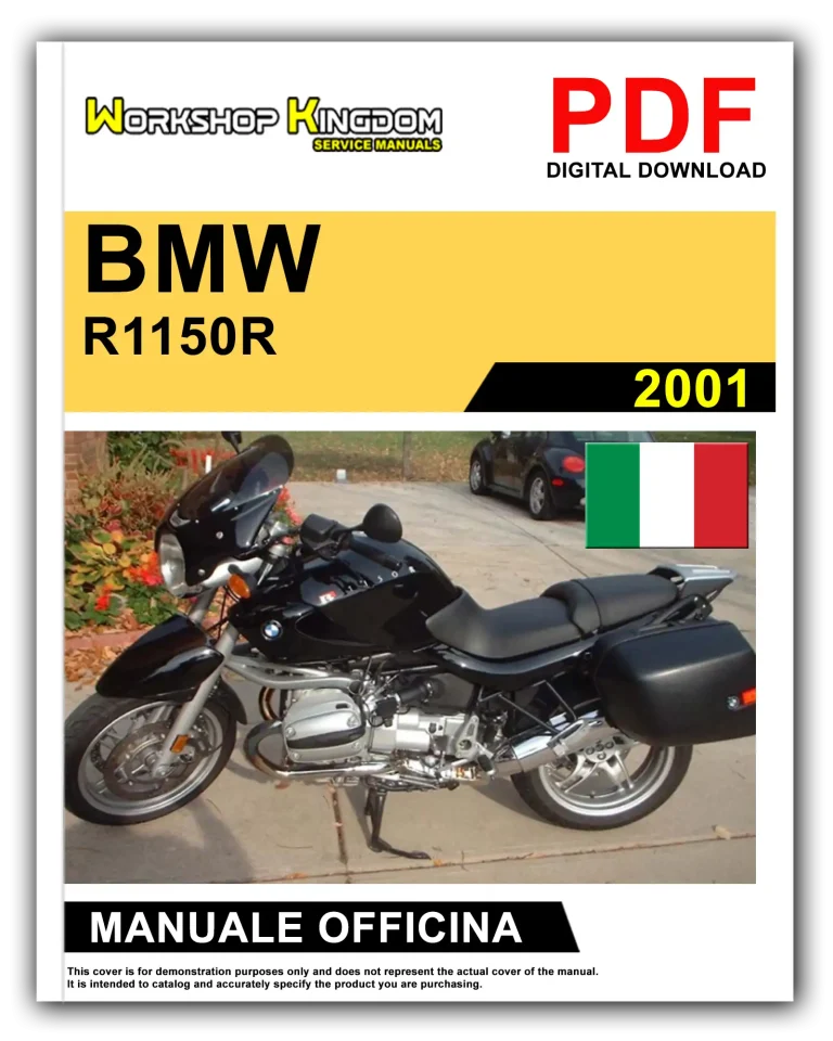 BMW R1150R (2001) Manuale Di Officina e Riparazione – Italiano – PDF Download