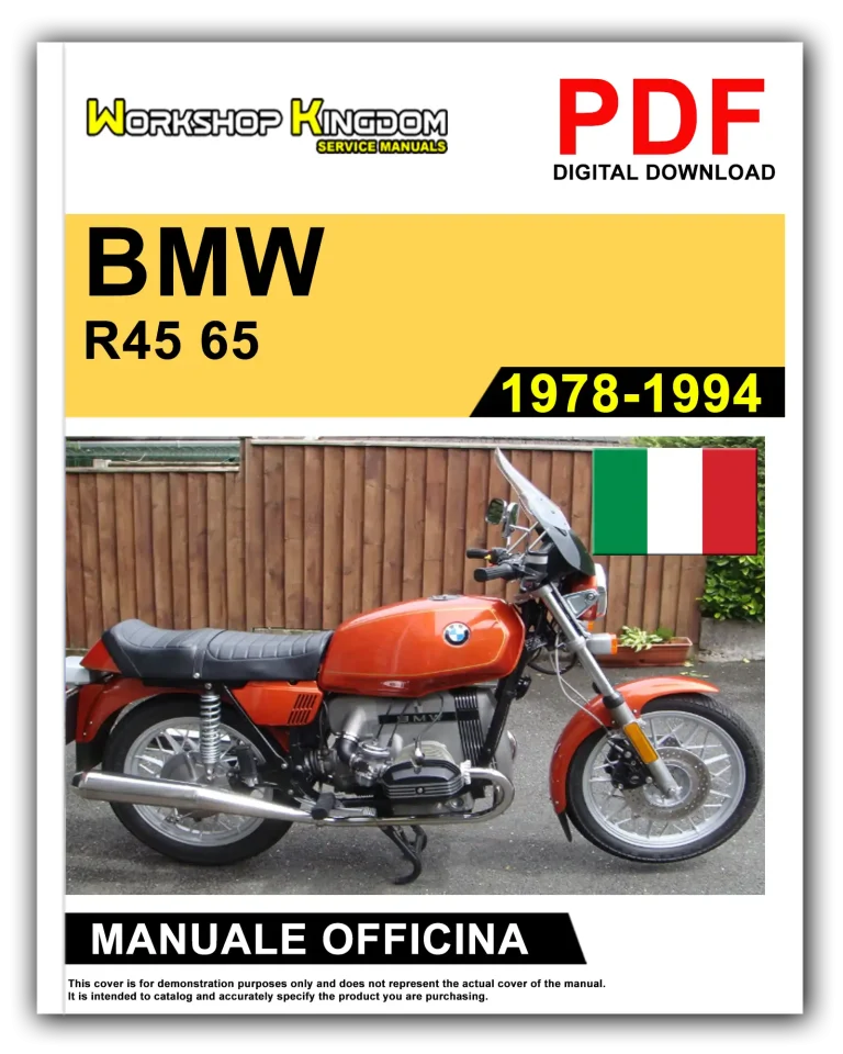 BMW R45 65 (1978-1994) Manuale Di Officina e Riparazione – Italiano – PDF Download