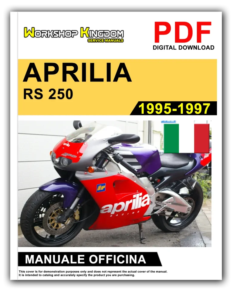 APRILIA RS 250 (1995-1997) Manuale Di Officina e Riparazione – Italiano – PDF Download