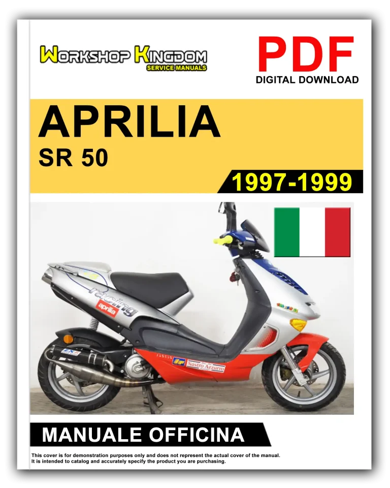 APRILIA SR 50 (1997-1999) Manuale Di Officina e Riparazione – Italiano – PDF Download