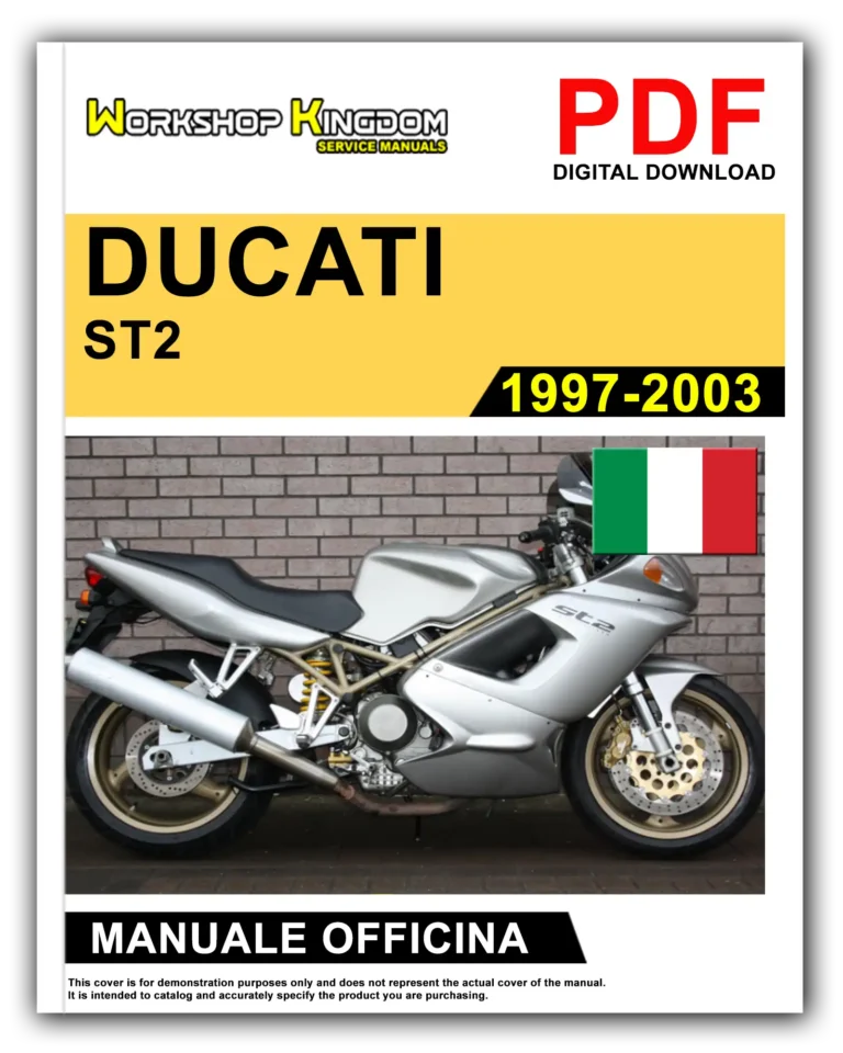 DUCATI ST2 (1997-2003) Manuale Di Officina e Riparazione – Italiano – PDF Download