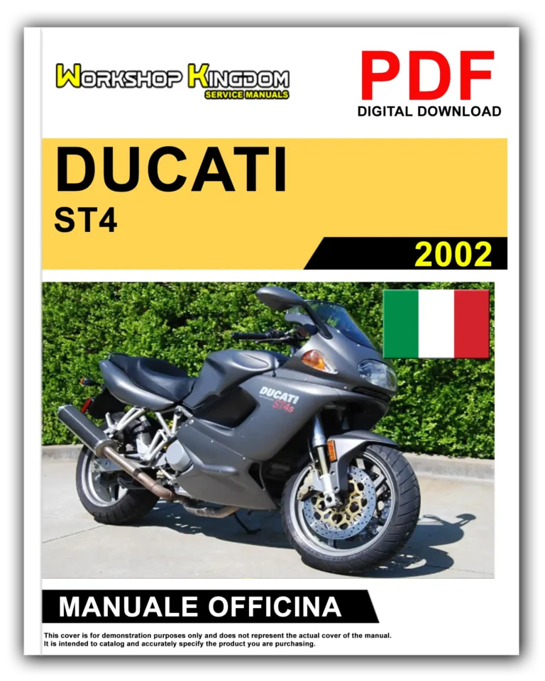 DUCATI ST4 (2002) Manuale Di Officina e Riparazione – Italiano – PDF Download