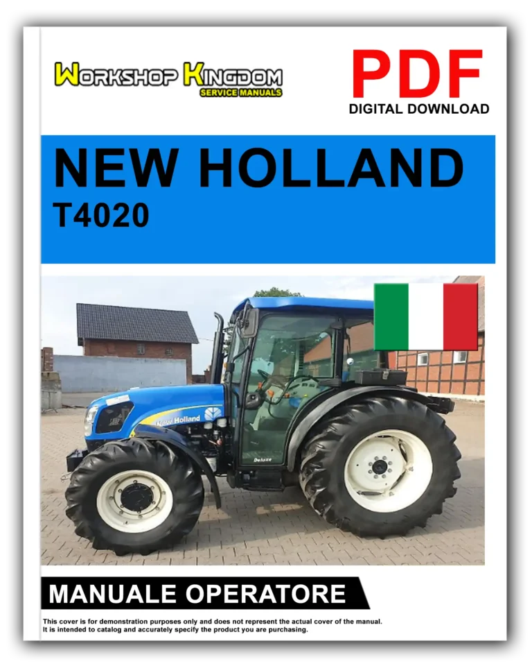 NEW HOLLAND T4020 T4030 T4040 T4050 Manuale Uso E Manutenzione Operatore – Italiano – PDF Download