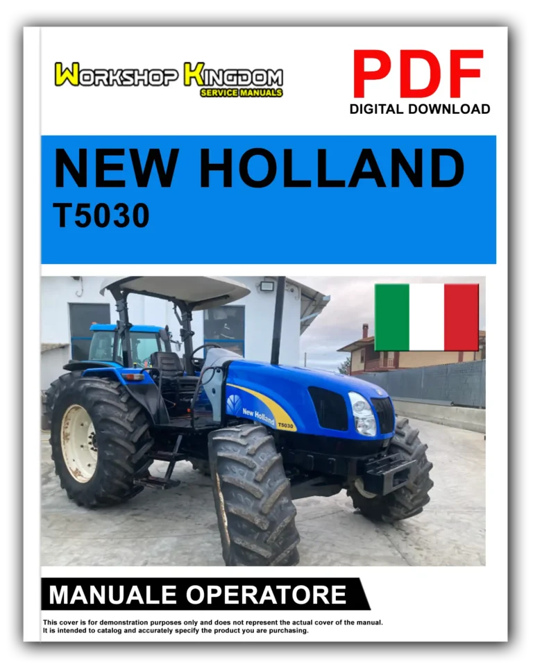 NEW HOLLAND T5030 T5040 T5050 T5060 T5070 Manuale Uso E Manutenzione Operatore – Italiano – PDF Download