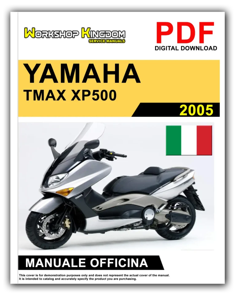 YAMAHA TMAX XP500 XP500A (2005) Manuale Di Officina e Riparazione – Italiano – PDF Download
