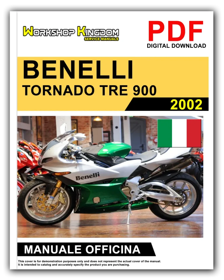 BENELLI TORNADO TRE 900 (2002) Manuale Di Officina e Riparazione – Italiano – PDF Download