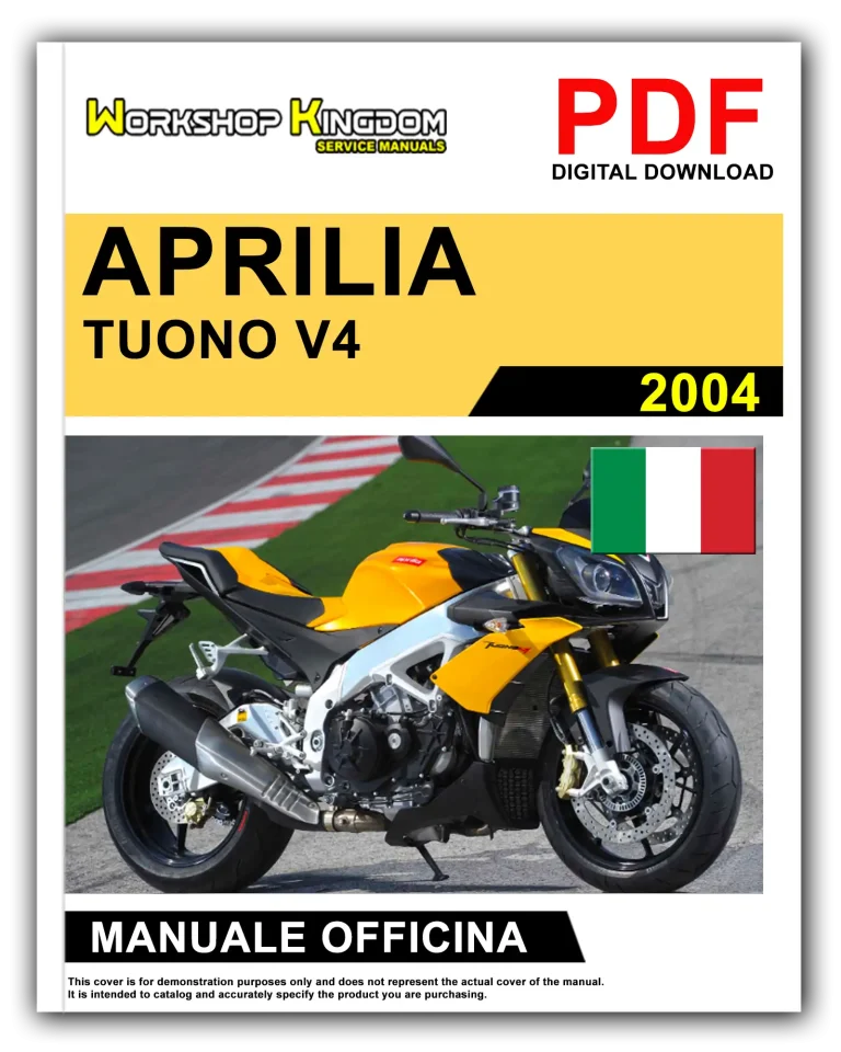 APRILIA TUONO V4 R (2011) Manuale Di Officina e Riparazione – Italiano – PDF Download