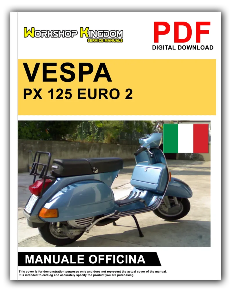 VESPA PX 125 150 EURO 2 Manuale Officina