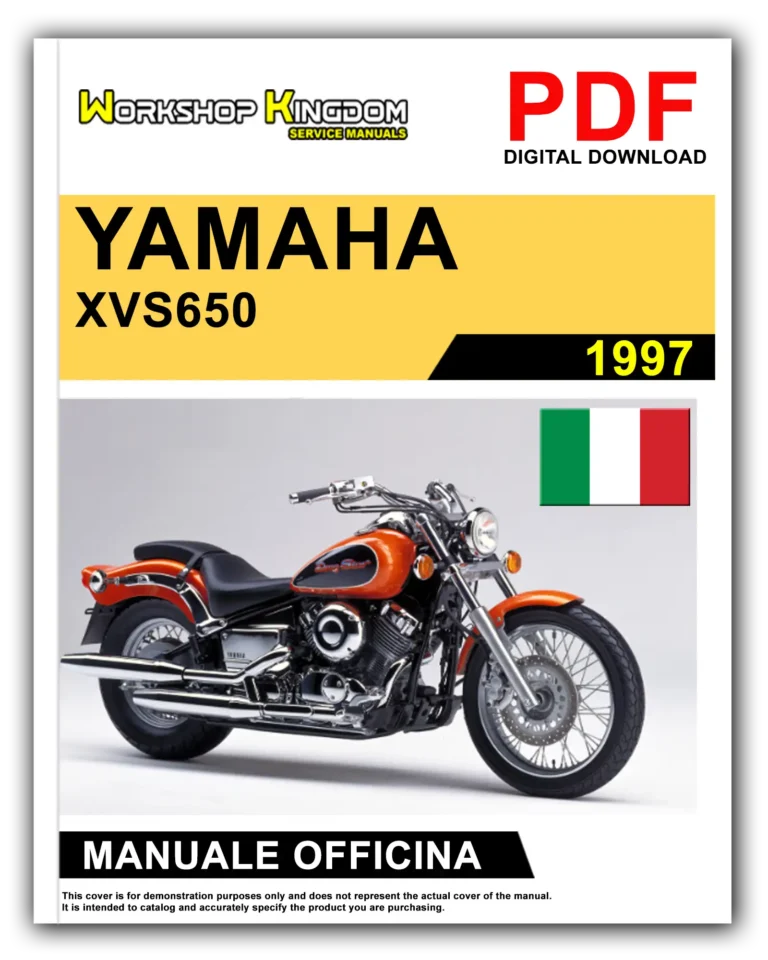 YAMAHA XVS650 (1997) Manuale Di Officina e Riparazione – Italiano – PDF Download